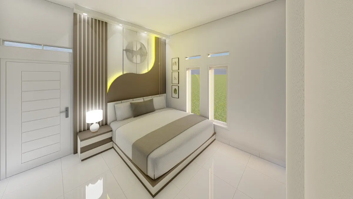 Meja Rias Custom LED Mirror