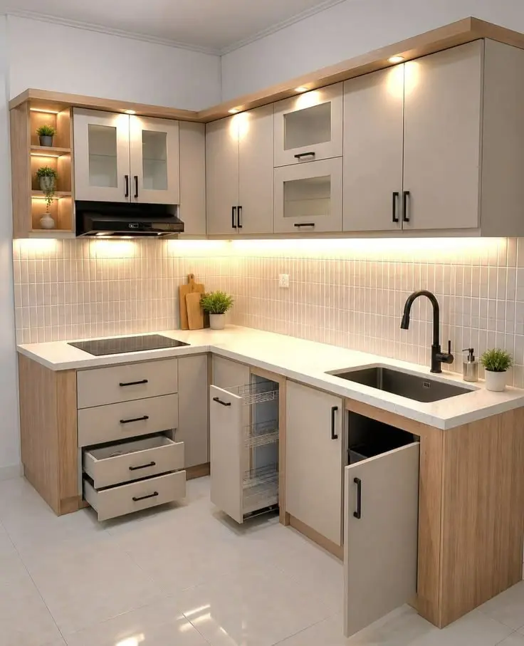 Kitchen Set Clean White