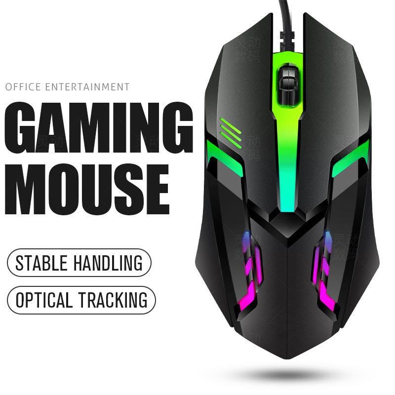 Mouse Cable Colorful LED IFOX BLACK